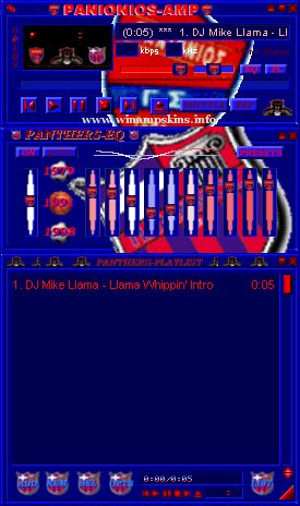 Panionios Winamp skin