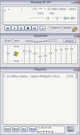 Winamp XP SP1 Silver